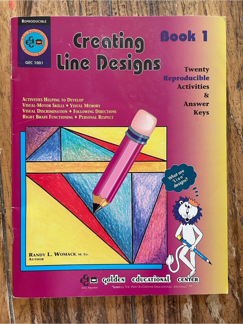 Golden Educational Center Creating Line Designs Book 1 - K- 1st Grade